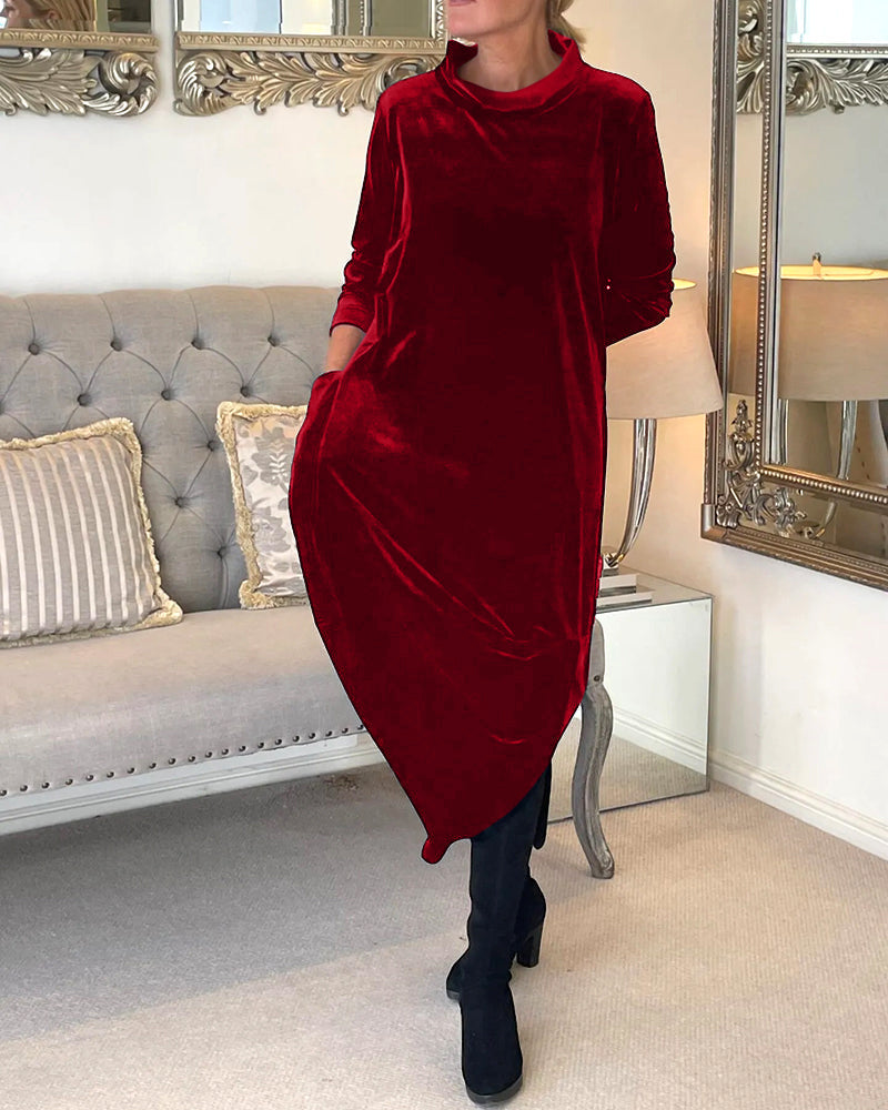 Rose - Chic Velvet Dress