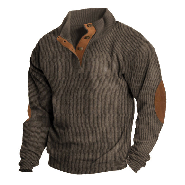 Mandla - Corduroy Button-Up Sweater