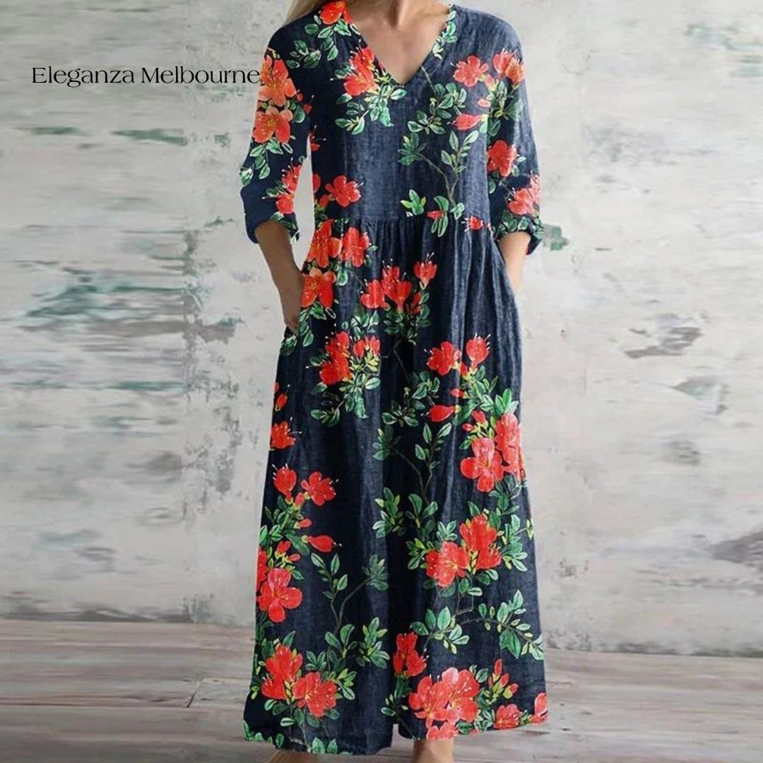 Esther - Retro Maxi Dress