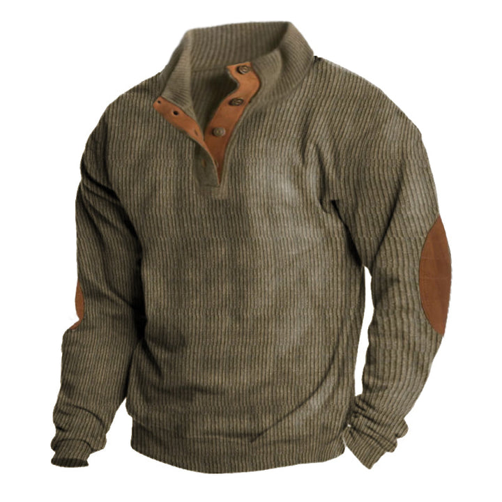 Mandla - Corduroy Button Up Sweater