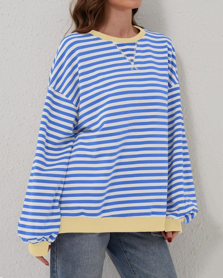 Luna - Oversized Striped Sweater