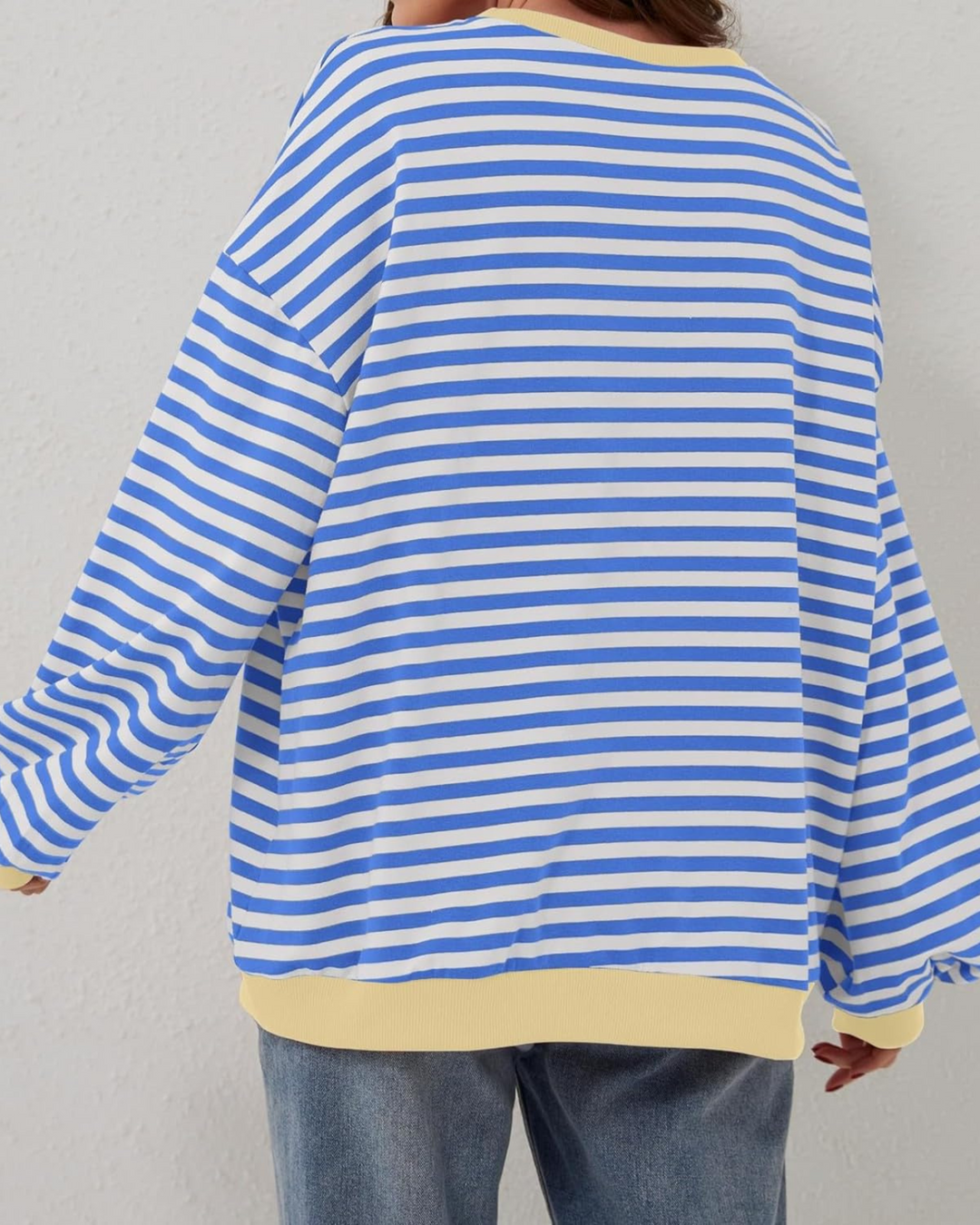 Luna - Oversized Striped Sweater