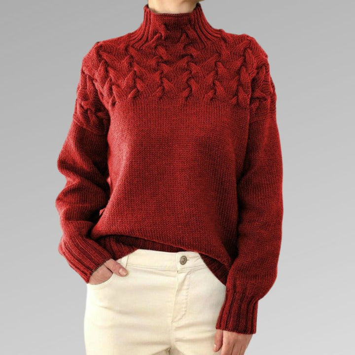 Lauren - Turtleneck Knit Sweater