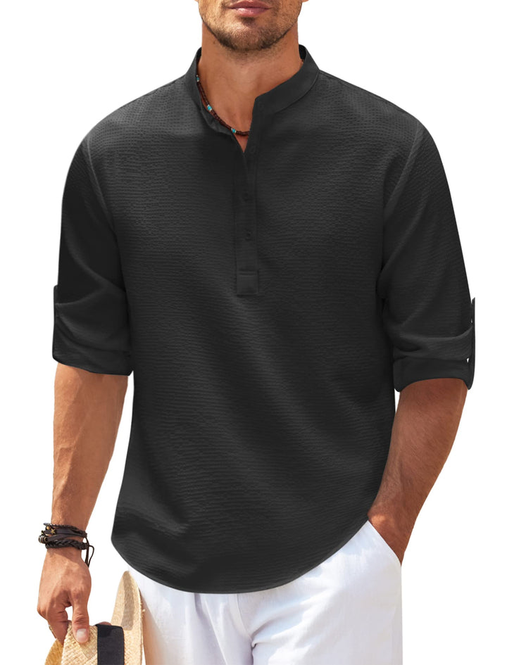 Theodore - Comfort Henley Shirt