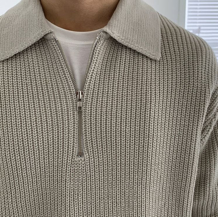 Jason - Zip Collar Sweater