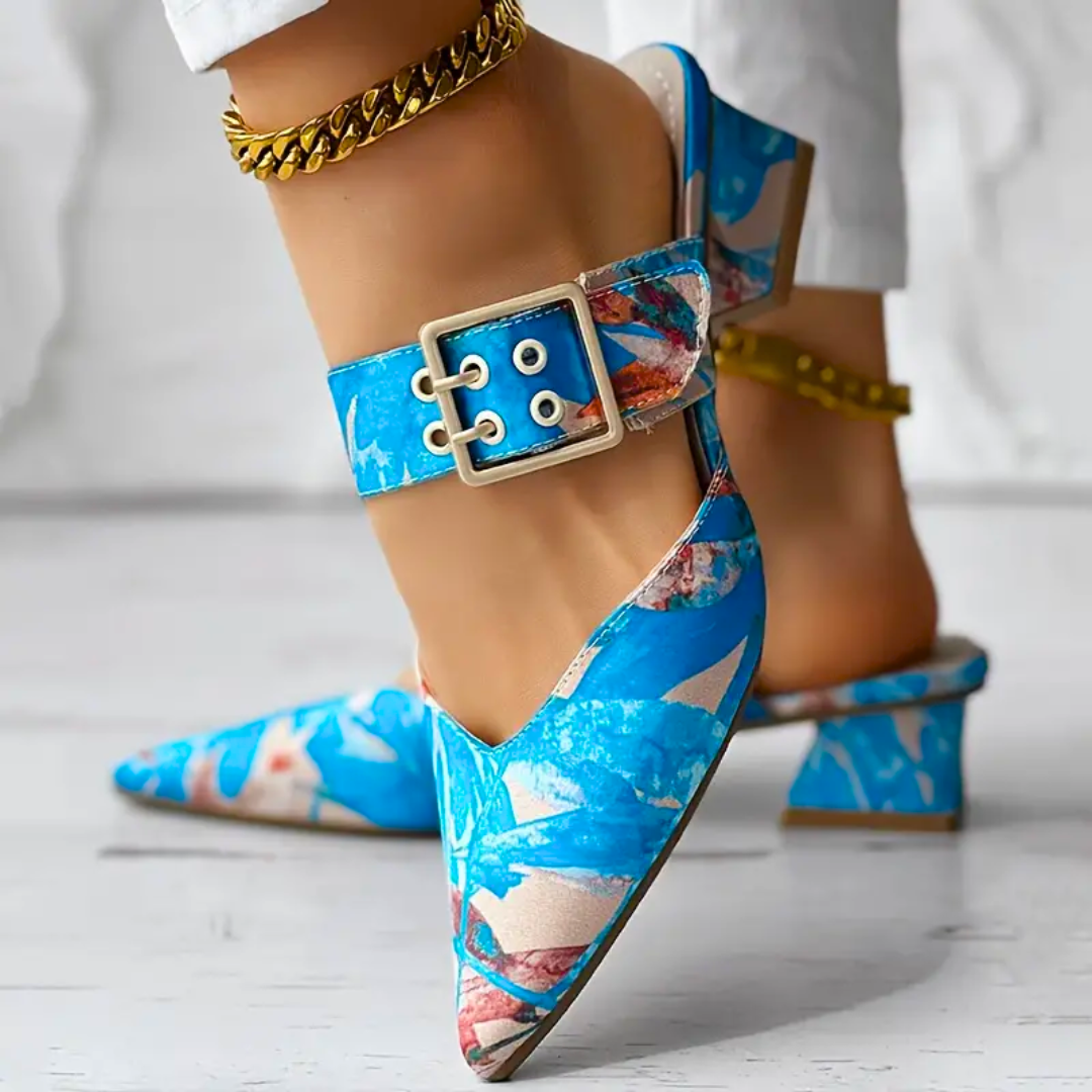 Tajah - Colour Heeled Sandals