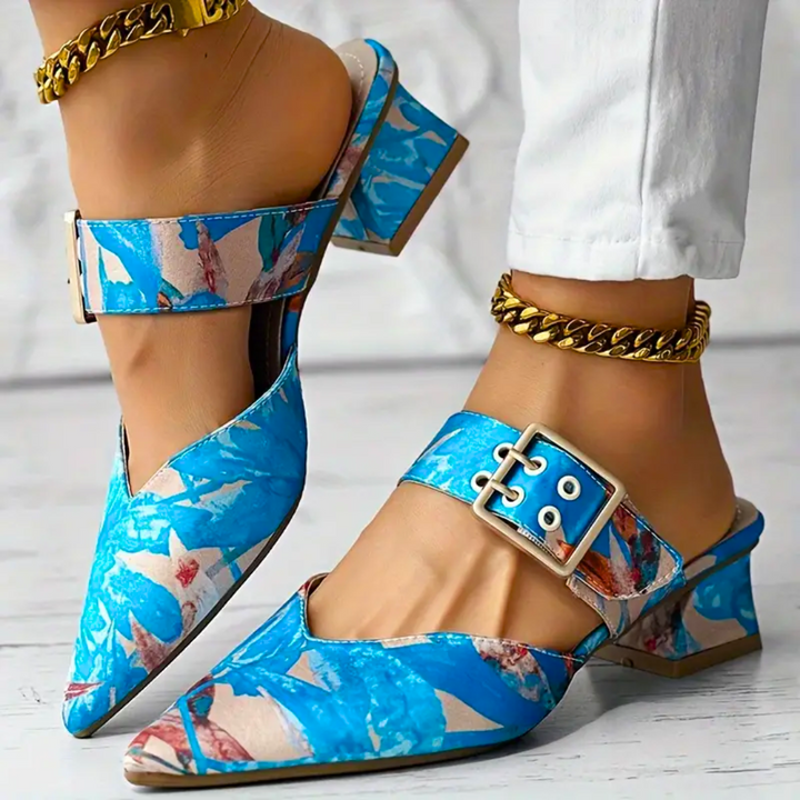 Tajah - Colour Heeled Sandals