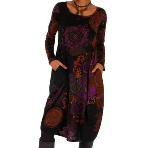 Imogen - Autumn Bohemian Dress