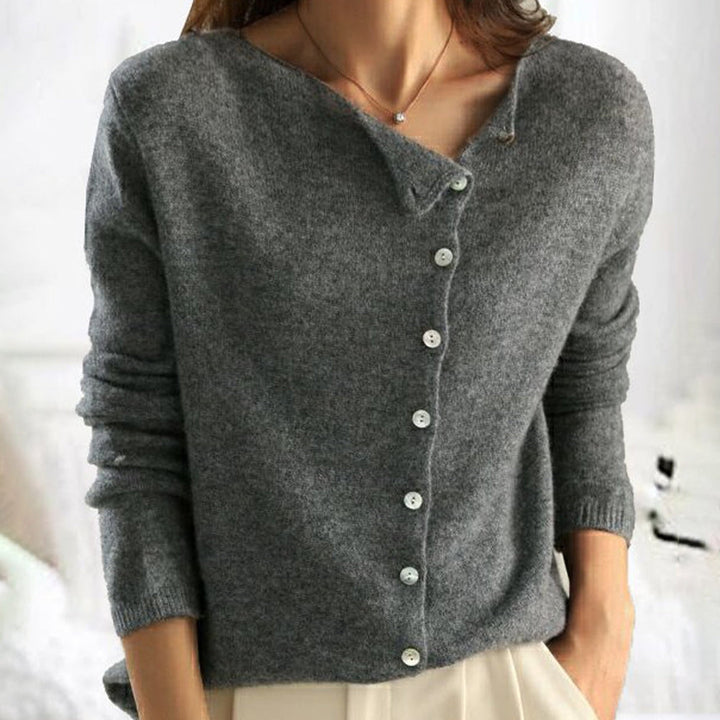 Alexis - Button Sweater