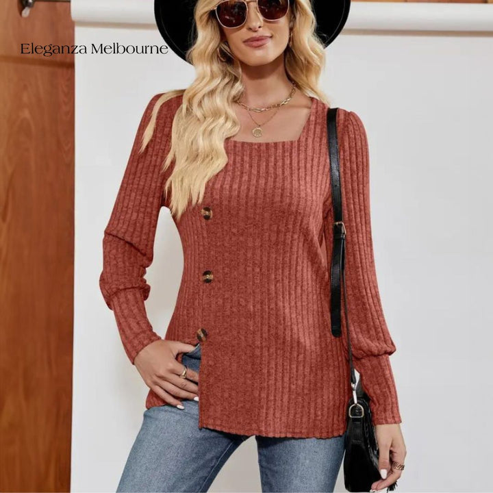 Talisa - Elegant Long-Sleeve Top