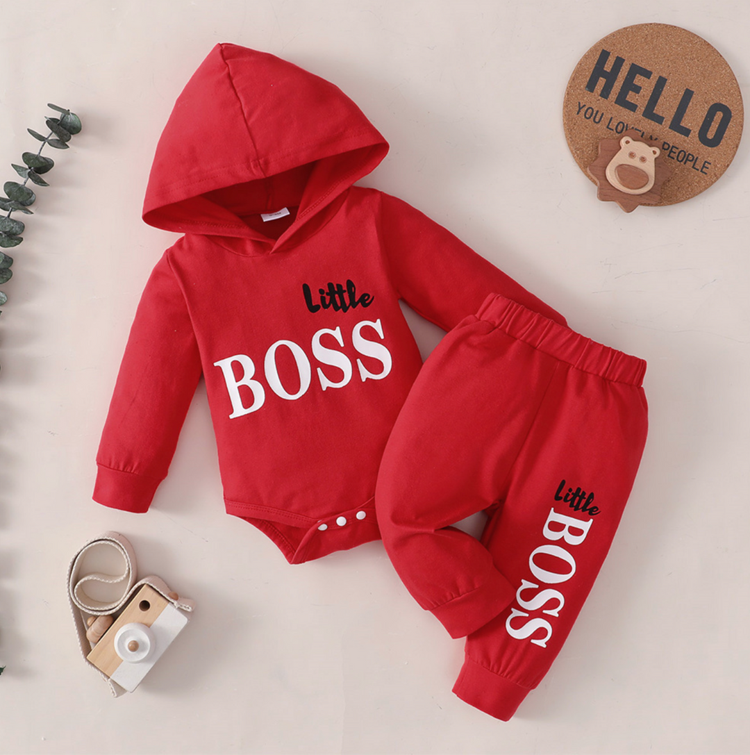 Robin - Litte Boss Sweatshirt Set