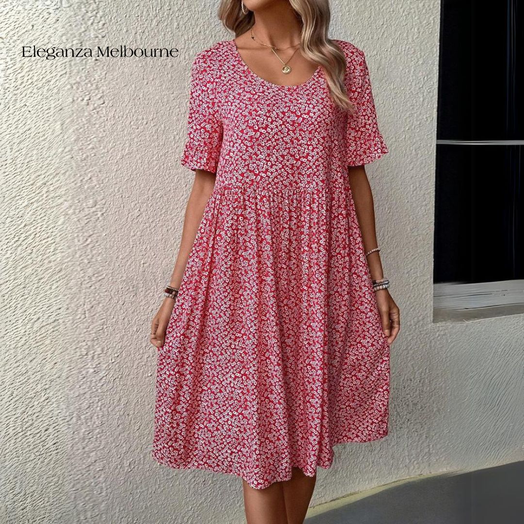 Elena - Elegant Floral Dress