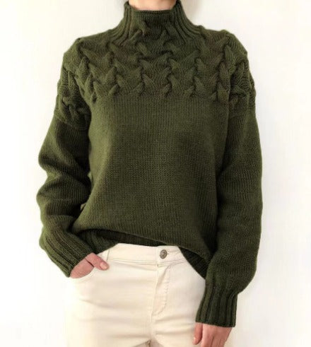 Lauren - Turtleneck Knit Sweater