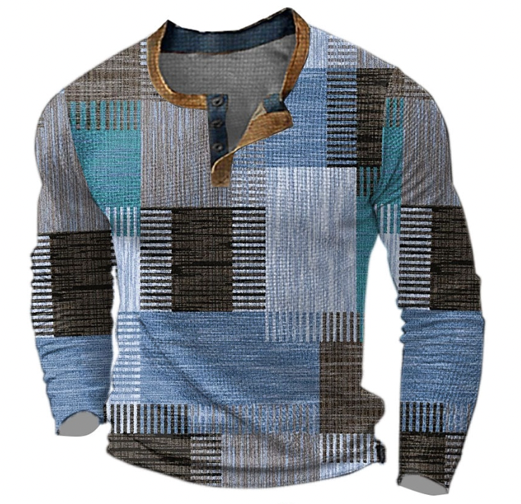 Andrew - Stylish Henley Shirt