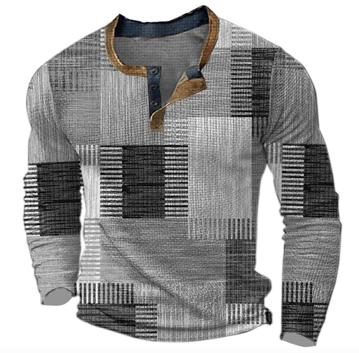 Andrew - Stylish Henley Shirt