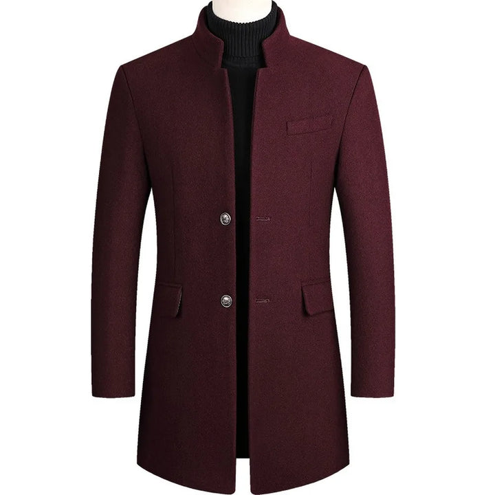 Kane - Classic Stand Collar Coat