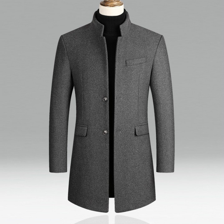 Kane - Classic Stand Collar Coat