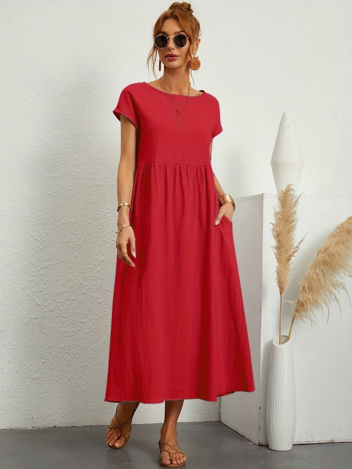 Ella - O-Neck Casual Dress