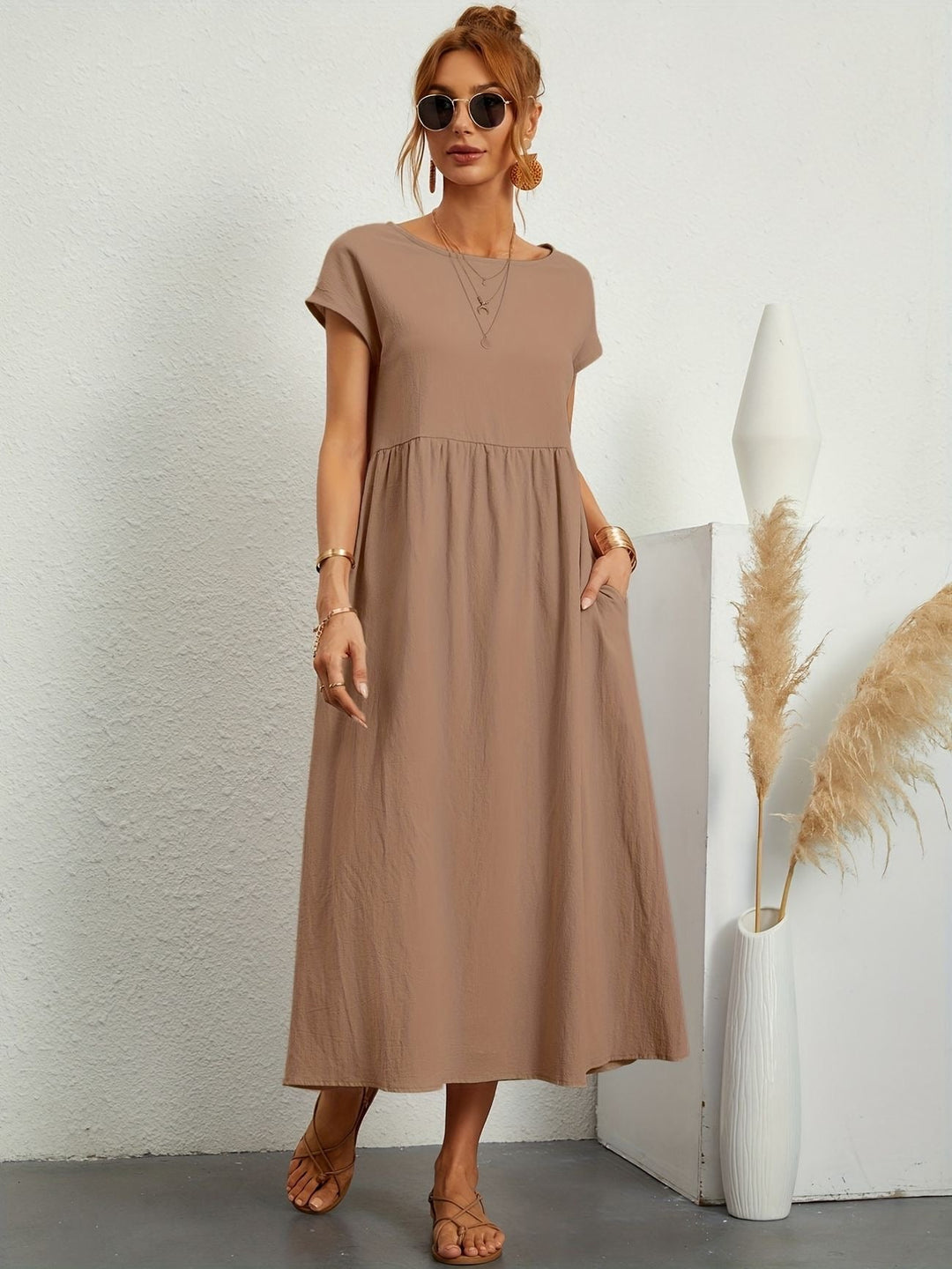 Ella - O-Neck Casual Dress