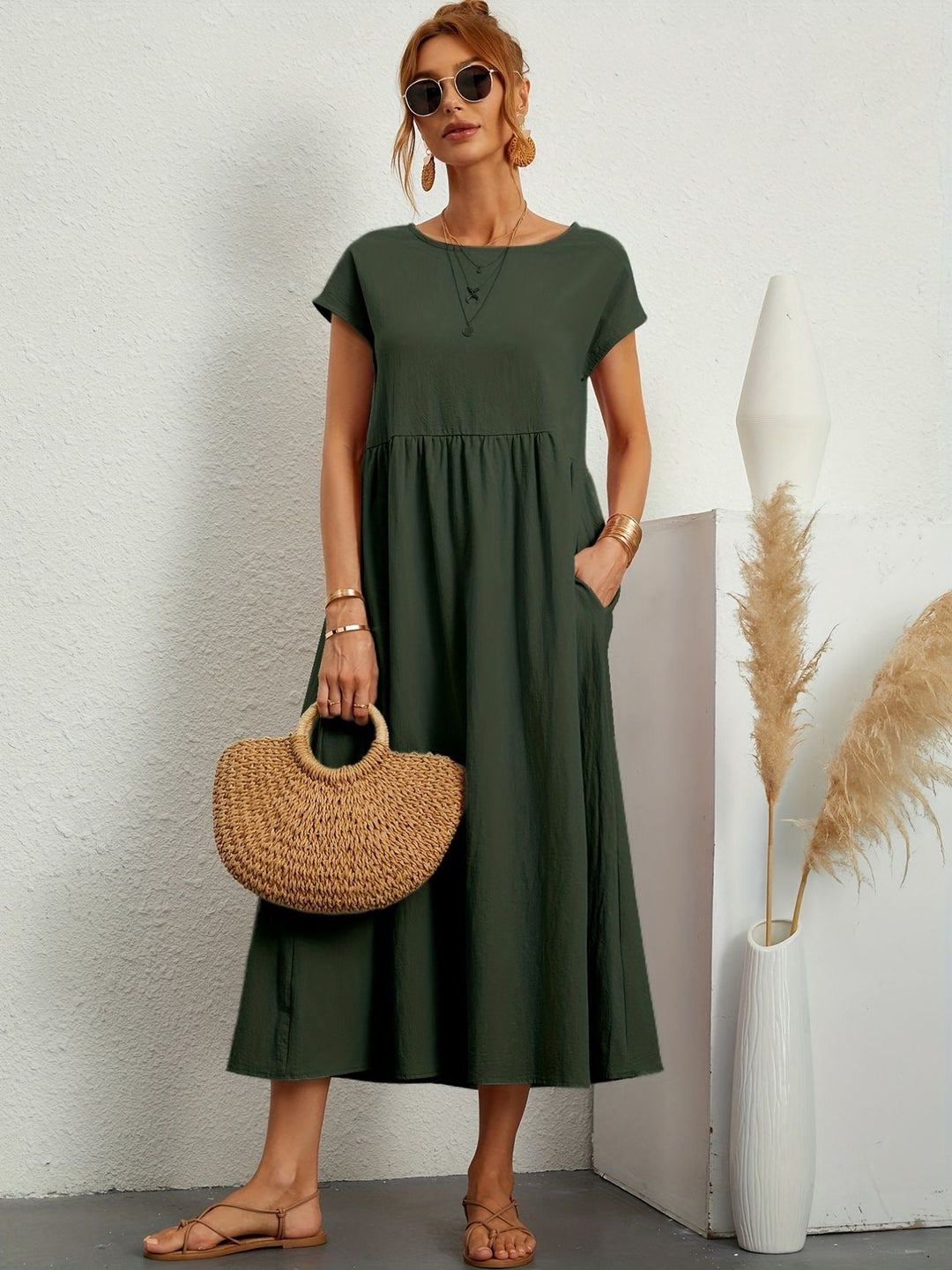 Ella - O-Neck Casual Dress