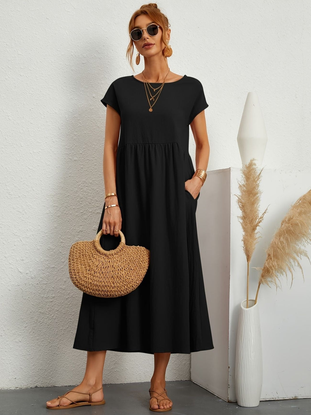 Ella - O-Neck Casual Dress