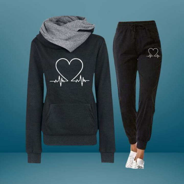 Hattie - Heart Cosy Tracksuit Set