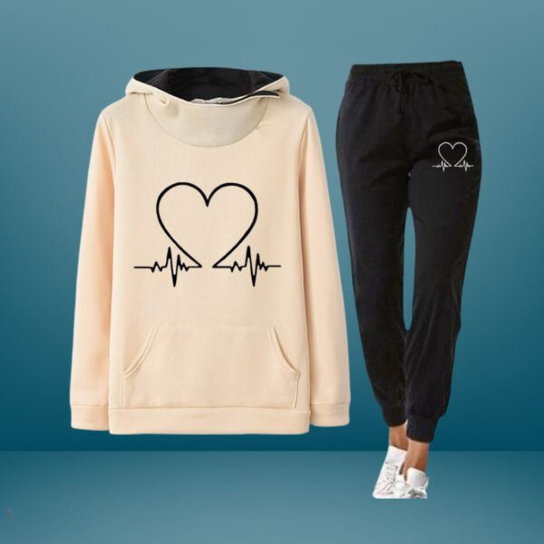 Hattie - Heart Cosy Tracksuit Set