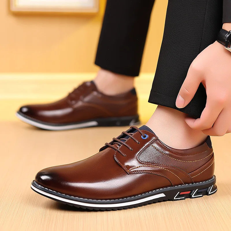 Leonardo | Orthopedic Leather Shoes