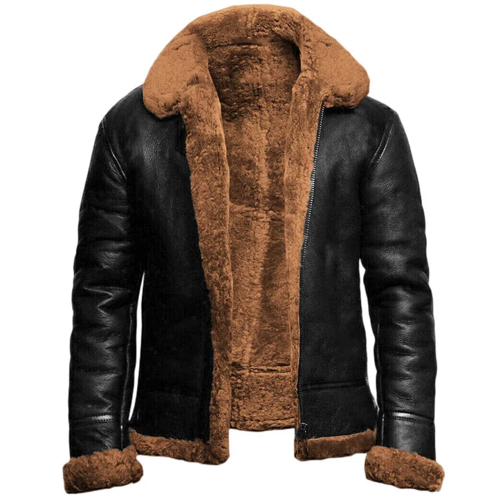 Ezra - Leather Winter Jacket