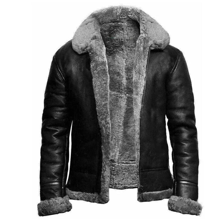 Ezra - Leather Winter Jacket