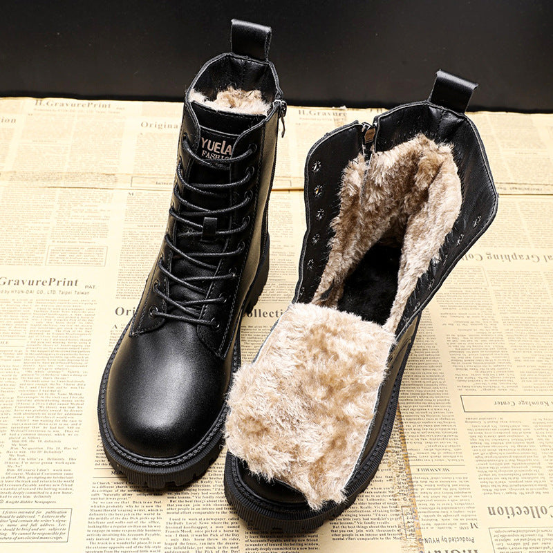 Bridie - Cozy Leather Boots