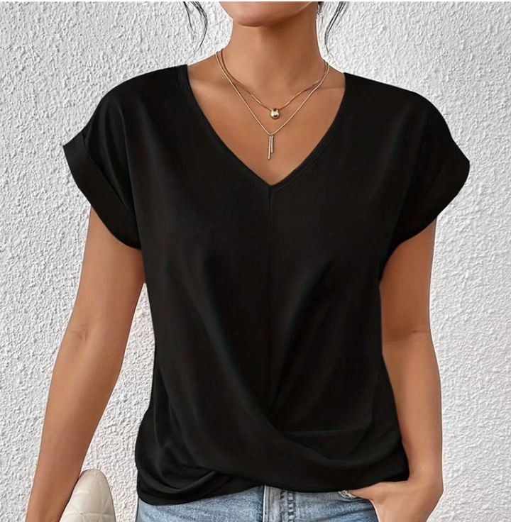 Vanessa - Elegant V-neck Blouse