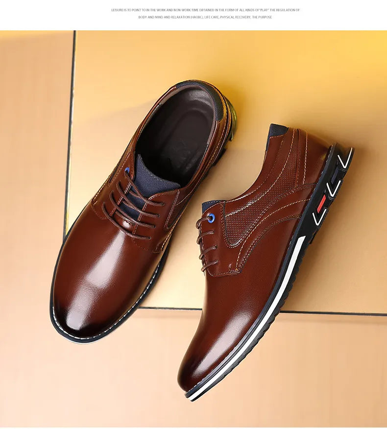 Leonardo | Orthopedic Leather Shoes