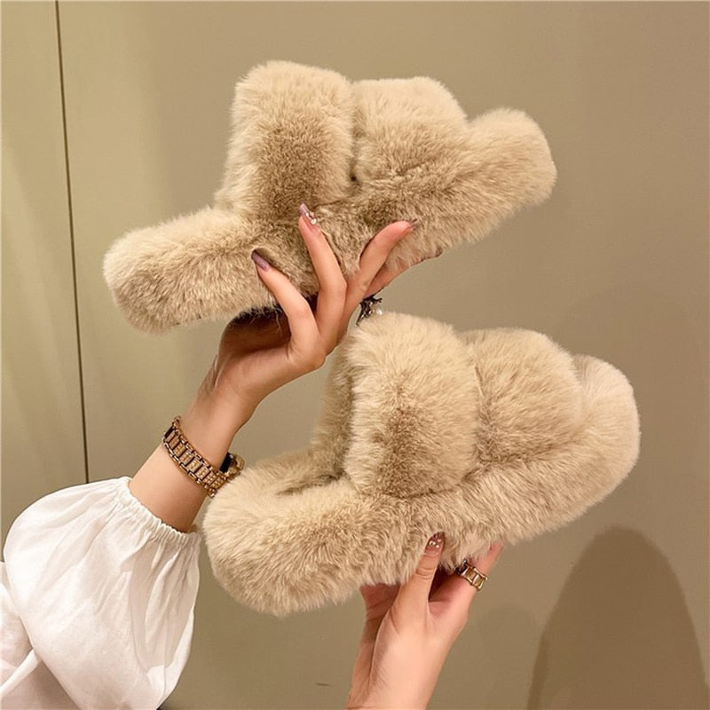 Heidi - Lux Fluffy Slippers