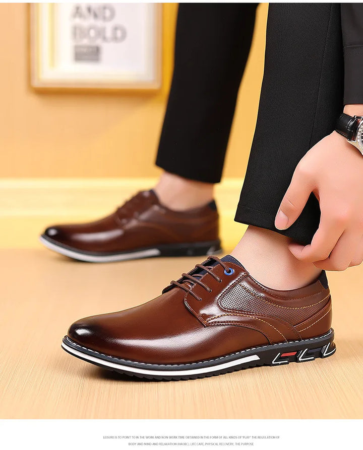 Leonardo | Orthopedic Leather Shoes