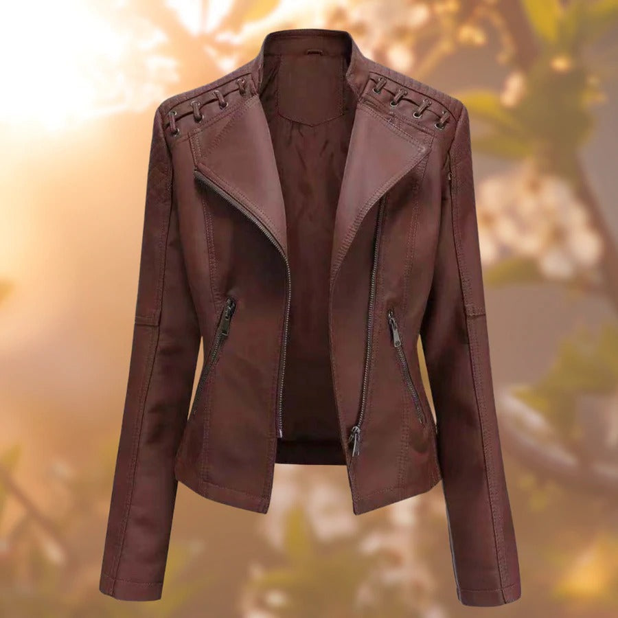 Nikki - Chic Leather Jacket