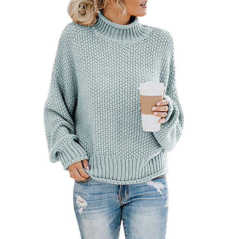 Jayla - Elegant Mock Neck Jumper