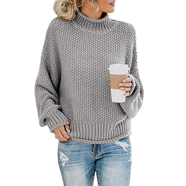 Jayla - Elegant Mock Neck Jumper