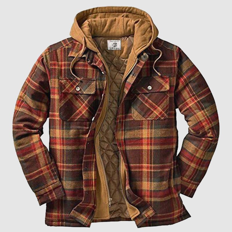 Kaleb - Hooded Lumberjack Jacket