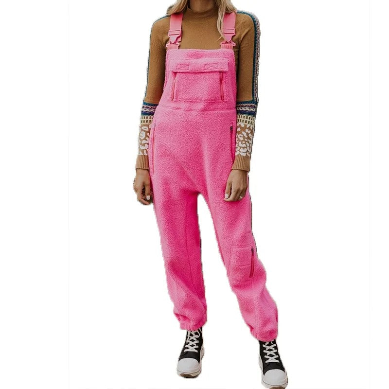 Hannah - Warm Fleece Overalls