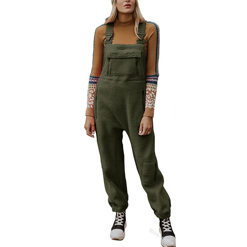 Hannah - Warm Fleece Overalls