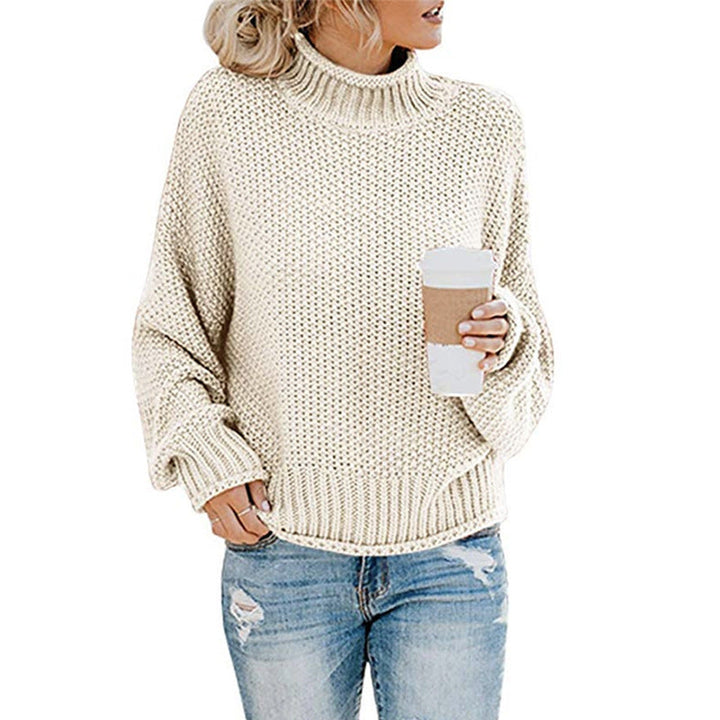 Jayla - Elegant Mock Neck Jumper